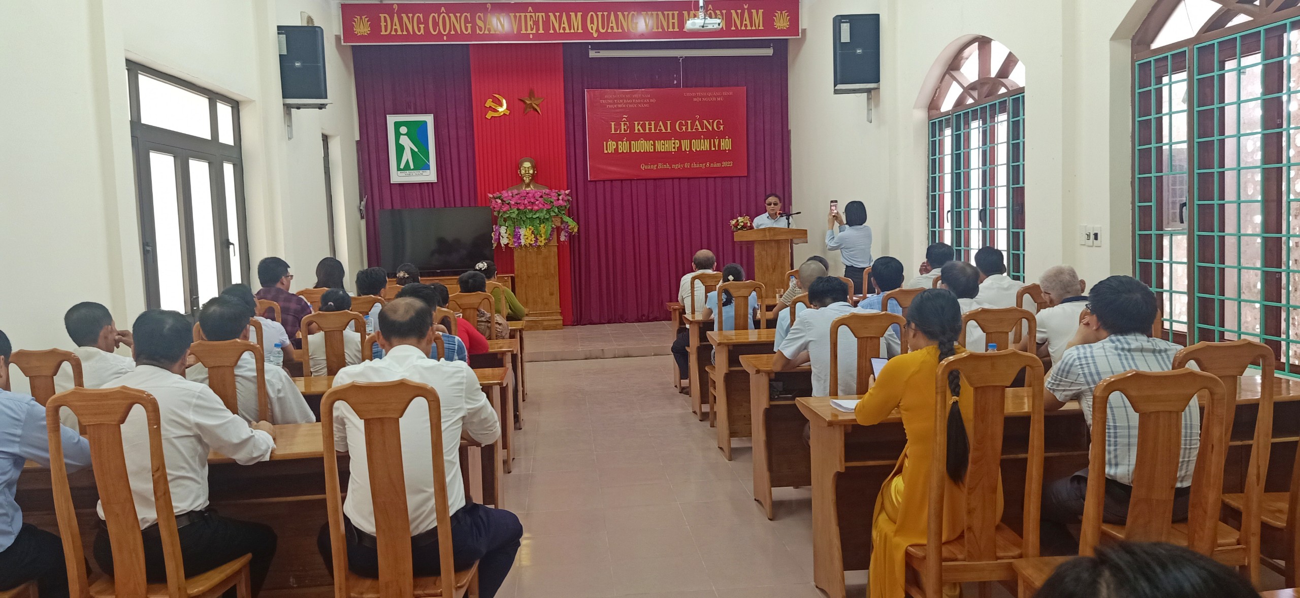 Khai giảng lớp bồi dưỡng nghiệp vụ quản lý Hội tại Quảng Bình